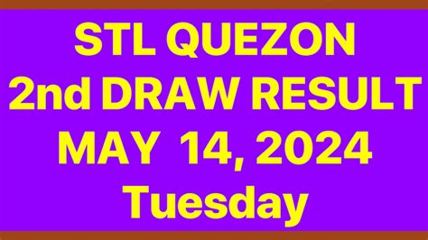 stl quezon actual 2nd draw result today live